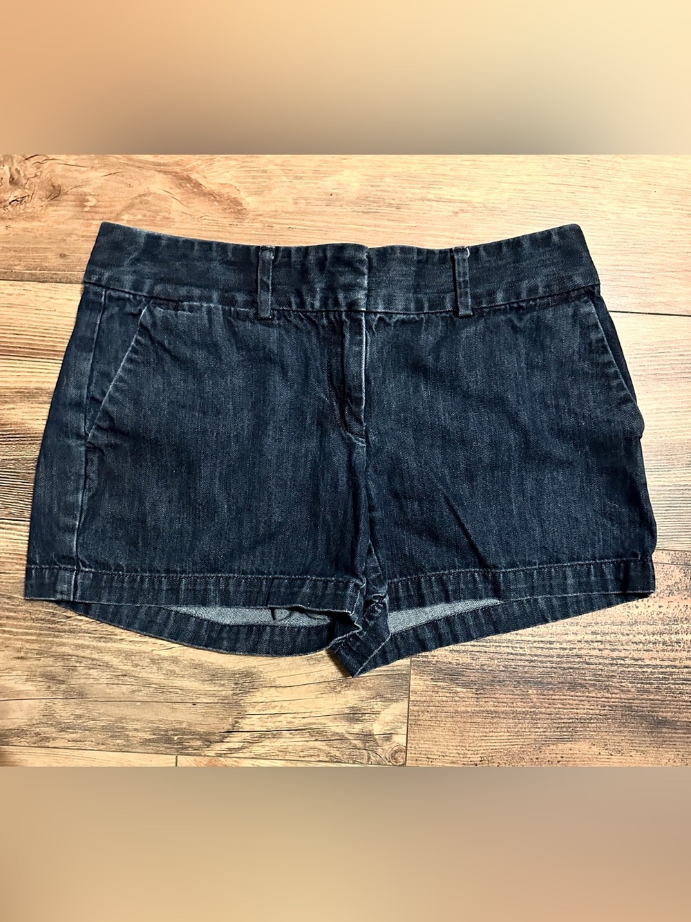 LOFT Dark Indigo Denim Shorts